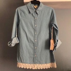 Girls denim shirt